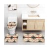 ArtSocket Juego de 4 cortinas de ducha africanas bohemio_4