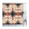 ArtSocket Juego de 4 cortinas de ducha africanas bohemio_2