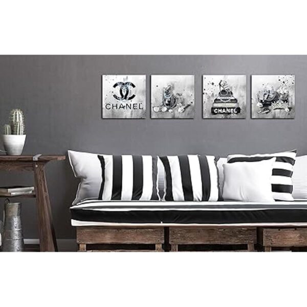 Arte de pared de moda para dormitorio de mujer decoración_3