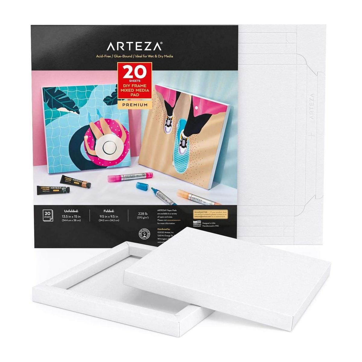 Arteza Lienzo plegable de papel mixto