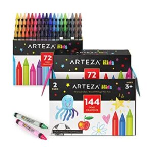 Arteza Kids Crayones para niños pequeños a granel 144