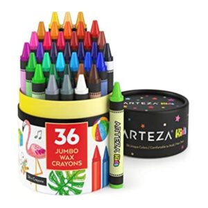 Arteza Kids Cayones gigantes juego de 36 colores_1