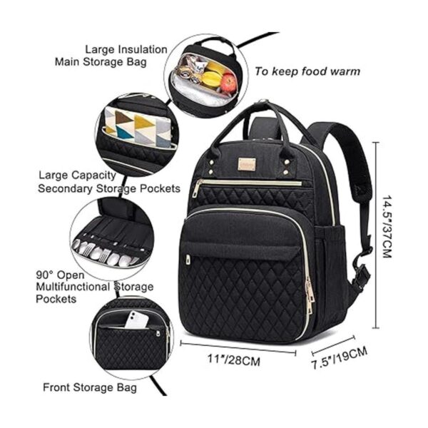 Artelaris Mochila de almuerzo para mujer mochila aislada