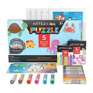 Arteza Kids Kit de rompecabezas para colorear 5_1