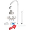 Artiwell Sistema de accesorios de ducha para exteriores