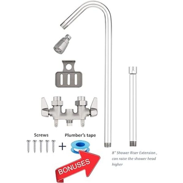 Artiwell Sistema de accesorios de ducha para exteriores