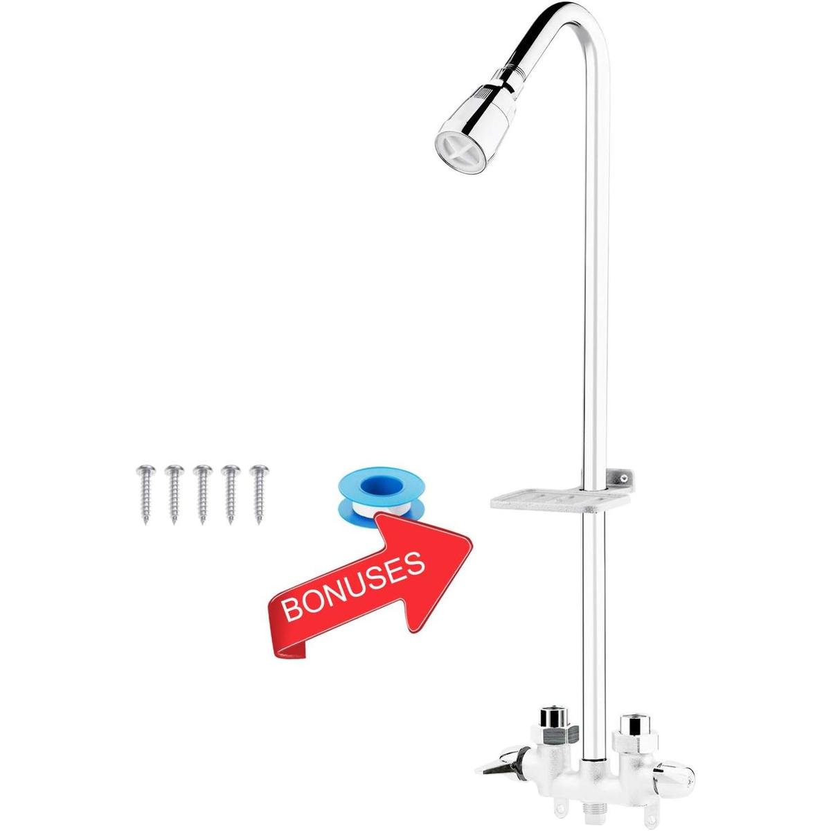 Artiwell Sistema de accesorios de ducha para exteriores