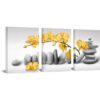 Artmyharbor Arte de pared Zen de 3 piezas color gris_1