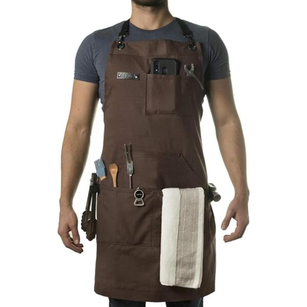 Asaya Delantal de cocina barbacoa y trabajo con abridor_1