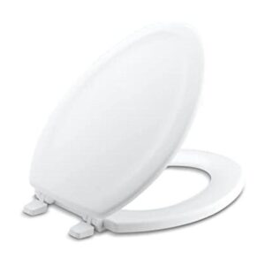 Asiento para inodoro Kohler con tapa de pino con molduras_1