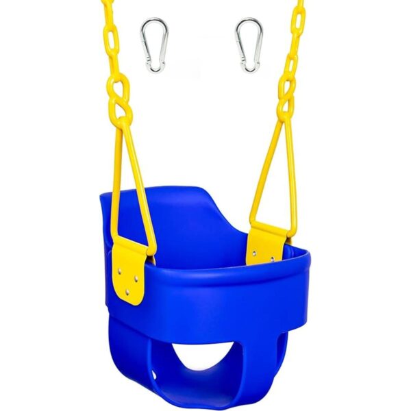 Asiento de columpio para niños pequeños con respaldo alto_1