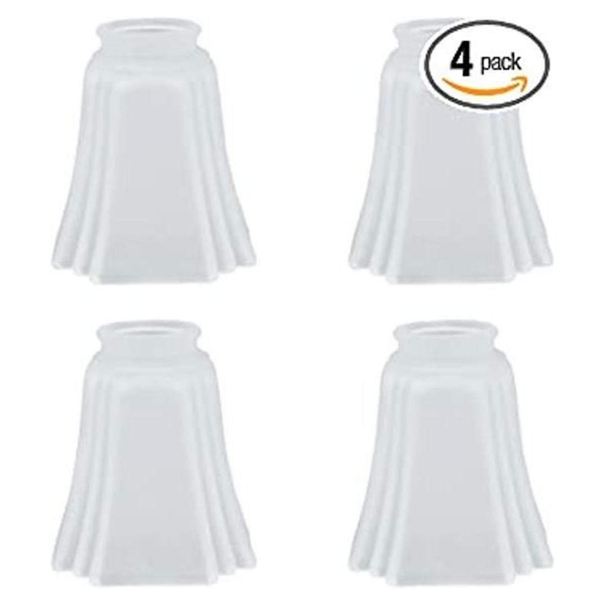 Aspen Creative 23028 4 estilo tulipa de vidrio de