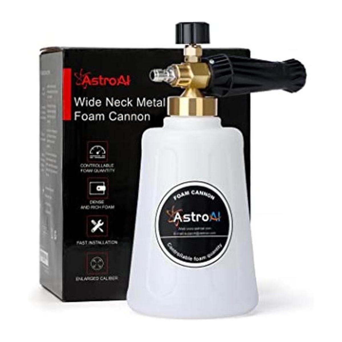 AstroAI Cañón de espuma resistente para automóvil botella