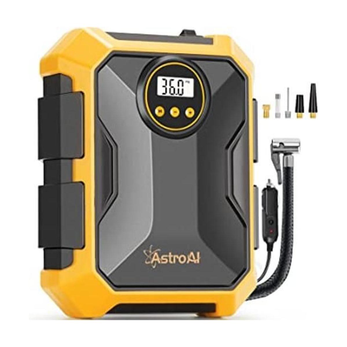 AstroAI Compresor de aire inflador de neumáticos de 12 V