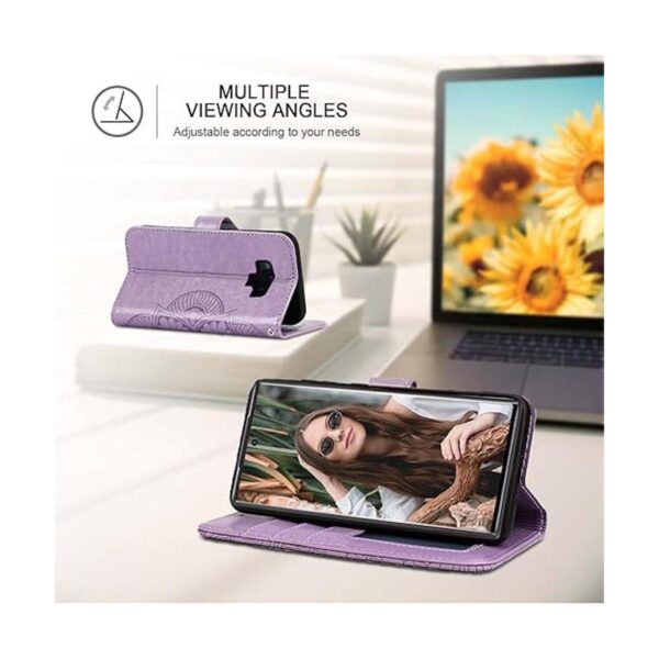 Ateeky Funda tipo cartera para Samsung Galaxy Note 9 con_3