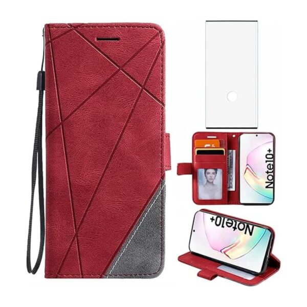 Asuwish Galaxy Note 10 PlusNote 10 Funda de piel tipo_1