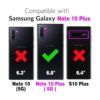 Asuwish Galaxy Note 10 PlusNote 10 Funda de piel tipo_2