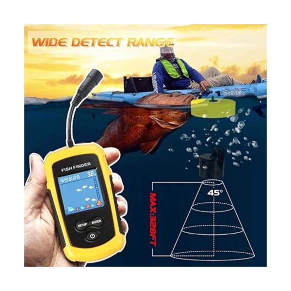 Atibin Buscador de profundidad de pescado de kayak_3