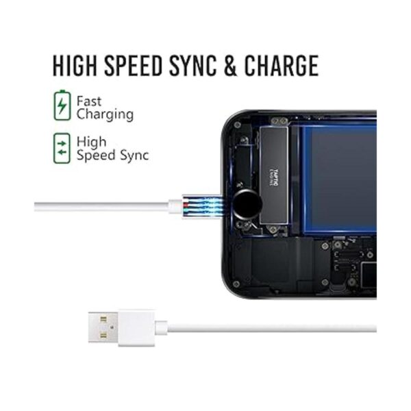 Atill Paquete de 6 cables de carga USB Lightning de 3 pies_3