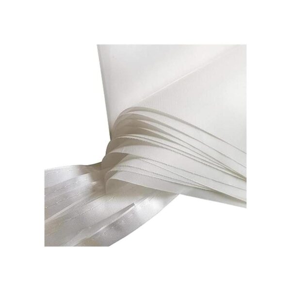 AuTop Banderines de 100 pies de color blanco sólido_3