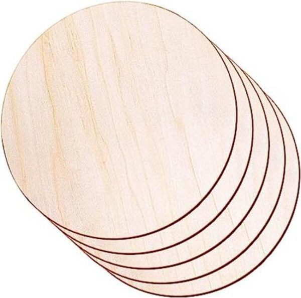 Audab Discos redondos de madera para manualidades_1