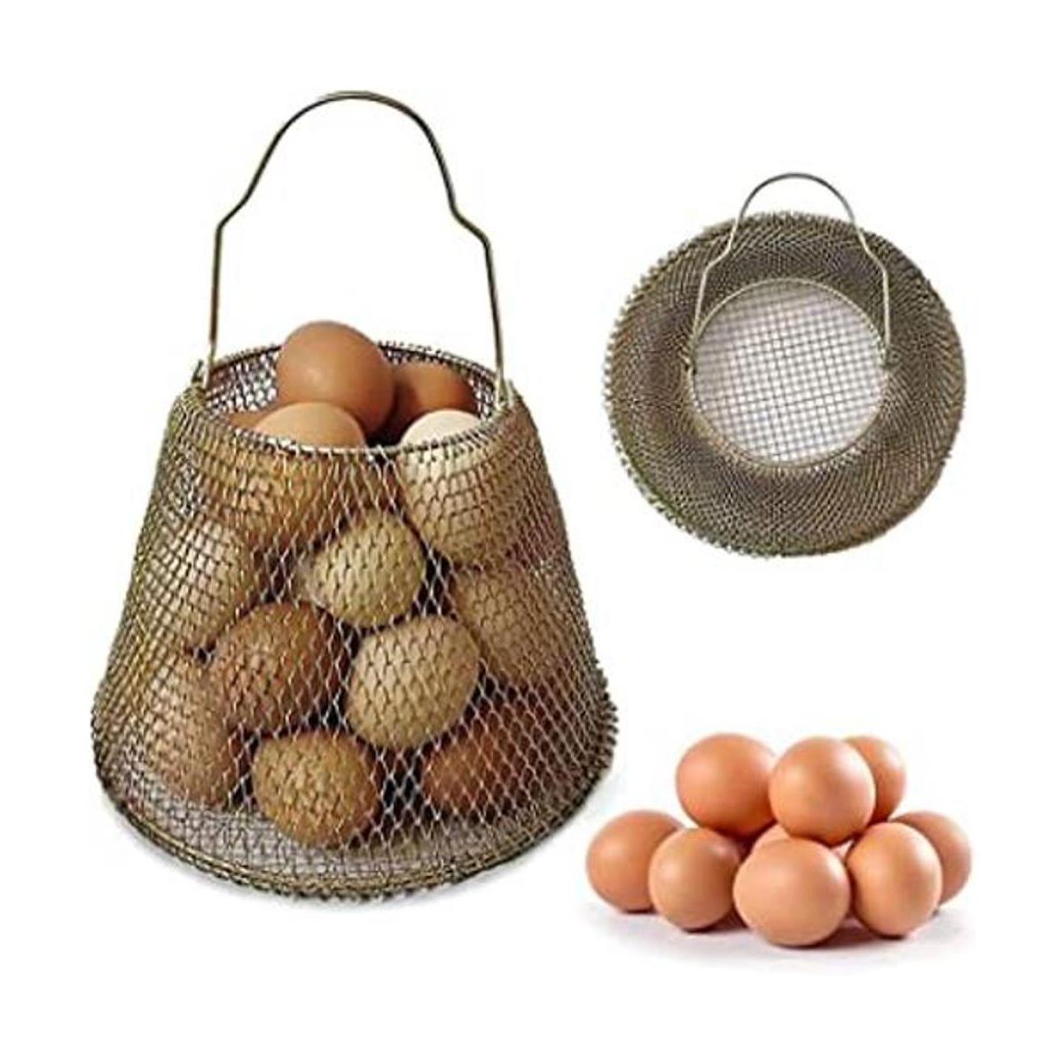 Auhafaly Canasta de huevos mini almacenamiento plegable