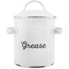 AuldHome Contenedor de grasa de esmalte con colador lata_1