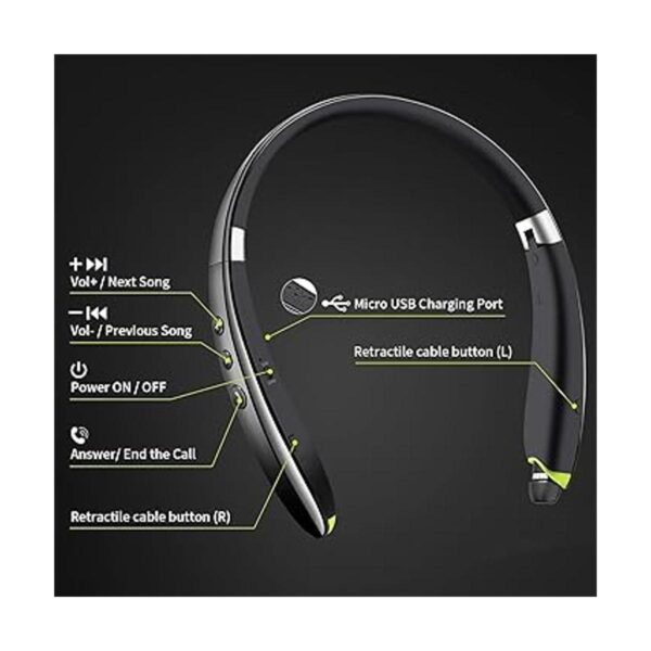 Auriculares Bluetooth banda para el cuello actualizada_5