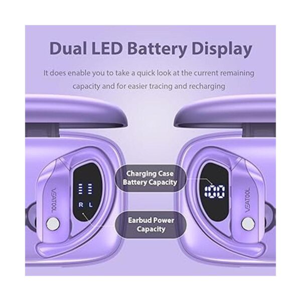 Auriculares inalámbricos Bluetooth de 48 horas_2