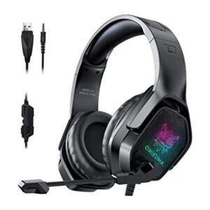 Auriculares para juegos con micrófono auriculares con_1