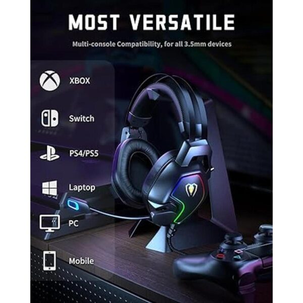 Auriculares para juegos para Xbox One Series XS PS4 PS5