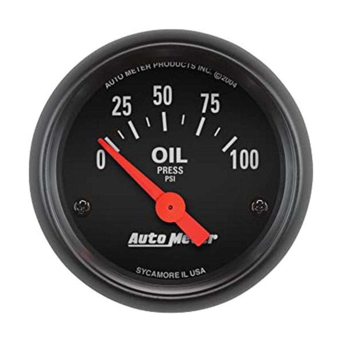 Auto Meter Medidor de presión de aceite eléctrico. Serie
