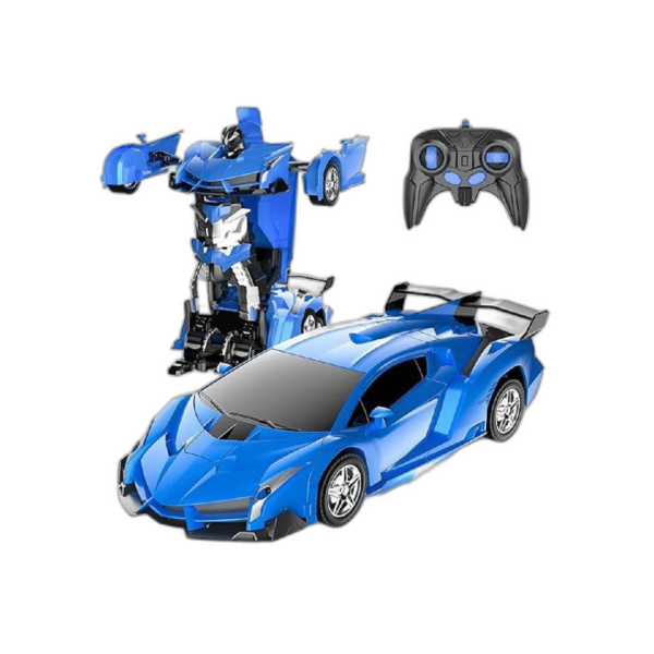 Auto a control remoto auto robot que se transforma para