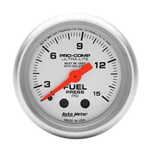 Auto Meter 4311 UltraLite Mechanical Fuel Pressure Gauge_1