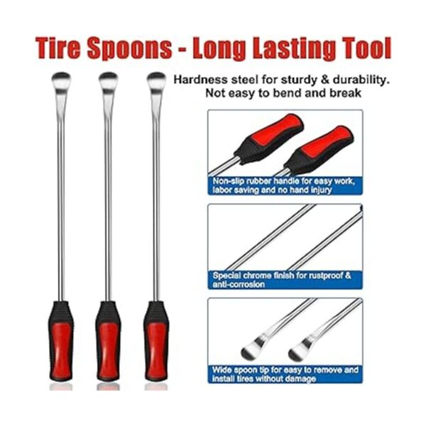 AutoWanderer Tool Juego de cucharas de neumáticos de 15_2