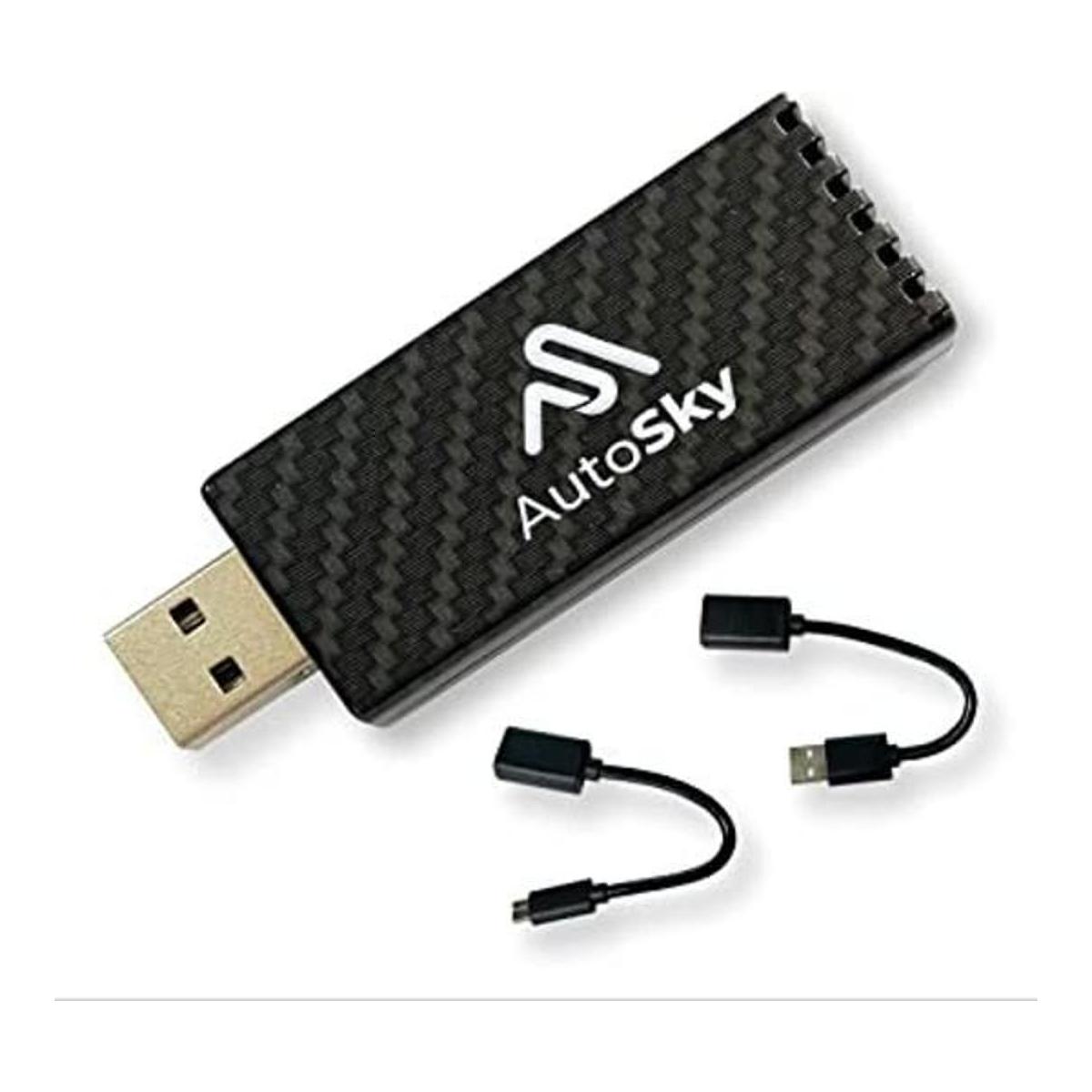 AutoSky Adaptador inalámbrico CarPlay 2023 Pro Edition