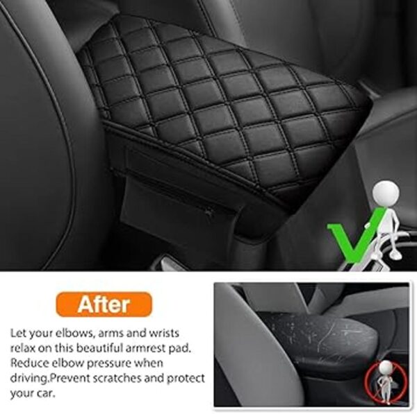 Autorder Funda de consola central compatible con Jeep_4