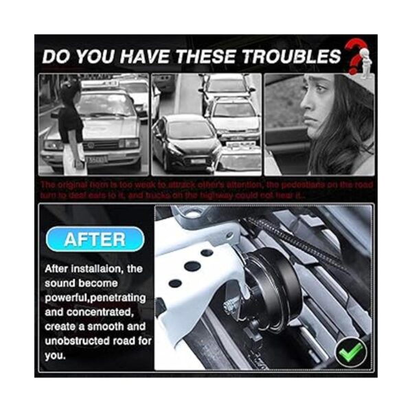 Autorder Kit de bocina de automóvil de ajuste_3
