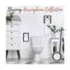 Autumn Alley Soporte de toalla blanco para montar en la
