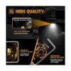 Auxbeam Faros LED de 60 W 4x6 con repuesto aprobado por_3