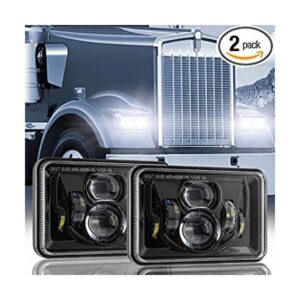 Auxbeam Faros LED de 60 W 4x6 con repuesto aprobado por_1