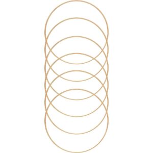 Auvoau Paquete de 6 aros de metal de 5.5 pulgadas para