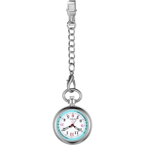 Avaner Reloj de solapa colgante con clip reloj de_1