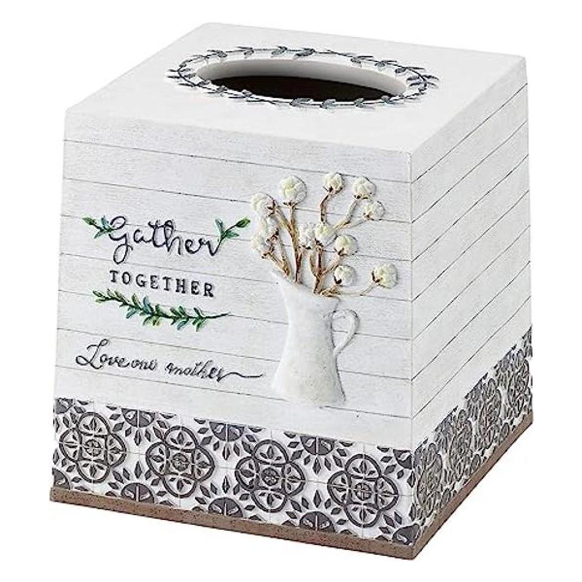 Avanti Linens Funda para caja de pañuelos accesorios de