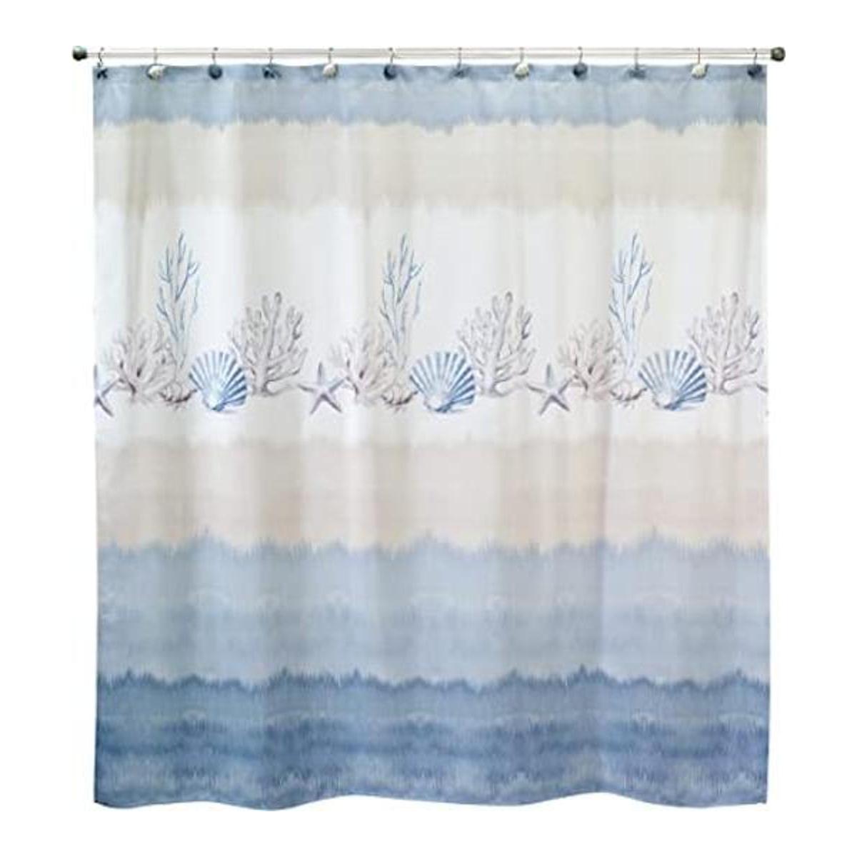 Avanti Linens Abstract Coastal Collection Cortina de