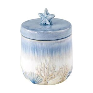 Avanti Linens Abstract Coastal Collection Tarro cubierto_1