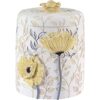 Avanti Linens Colección Marielle tarro de algodón amarillo