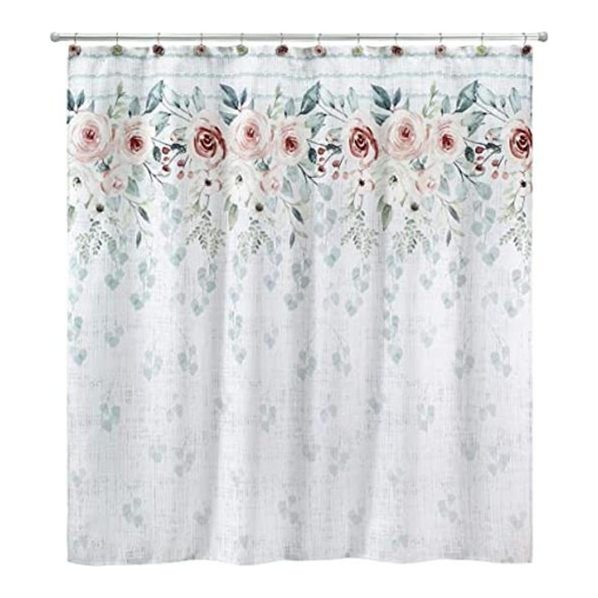 Avanti Linens Colección Spring Garden cortina de ducha