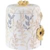 Avanti Linens Colección Marielle tarro de algodón amarillo
