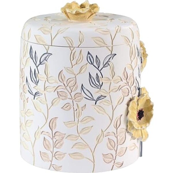 Avanti Linens Colección Marielle tarro de algodón amarillo
